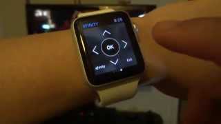 Controlling my TV using Apple Watch and Comcast Xfinity [upl. by Eiramnerual]