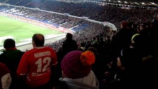 Hannover 96  FC Augsburg  96 Walzer tanzen wir 161214 HD [upl. by Joletta]