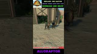 ALLORAPTOR JWA  Replacement Species Mod  Jurassic World Evolution 2 Mods  shorts [upl. by Ranie]