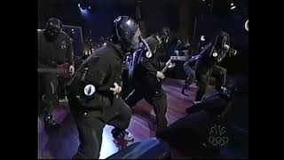 Slipknot  The Heretic Anthem Live At Late Night With Conan OBrien 08102001 HQ [upl. by Hanus434]