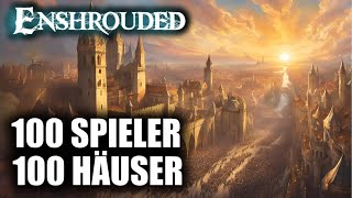 UNFASSBAR 100 Spieler haben 100 Häuser in Enshrouded gebaut Trailer [upl. by Alysia]