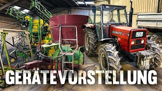 250 Hektar LANDWIRTSCHAFT Landtechnik und Geräte für die Bewirtschaftung  M4cM4nus unterwegs [upl. by Anits]