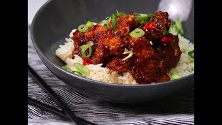 Baked General Tso Chicken [upl. by Yelsel]