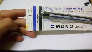 Tombow Monograph 03mm Mechanical Pencil amp Eraser [upl. by Nylaf]