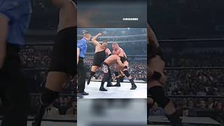 Team Kurt Angle vs Team Brock Lesnar Tag Team Elimination Match Survivor Series 2003 wwe shorts [upl. by Guinna441]