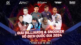 BÀN 1 2 TRẬN  Bida 3 băng NỮ Billiards Vô ĐỊch Quốc Gia [upl. by Tammara]