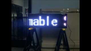 LEDSIGNMARTCOM TriColor RWP LED Sign 15quotx40quot 20mm Pitch [upl. by Liagaba]