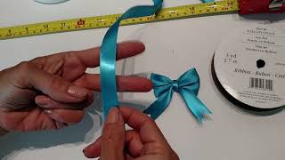 How to make a hair bow no tool just fingers [upl. by Eelir]