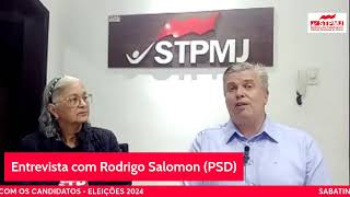 Sabatina com candidato Rodrigo Salomon PSD [upl. by Rose]