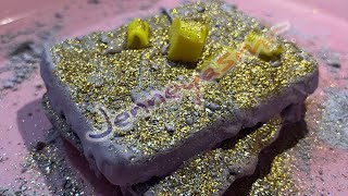 Freshly Baked Sandwich Reformed Gym Chalk 🤓💕 Purple Gym Chalk reformed  Asmr gymchalkrumble [upl. by Germaine]