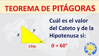 📐 Cómo calcular el CATETO OPUESTO y la HIPOTENUSA conociendo el ángulo y el cateto adyacente [upl. by Rafaela]