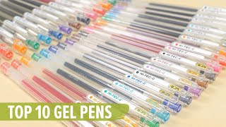 Top 10 Gel Pens [upl. by Yllet]