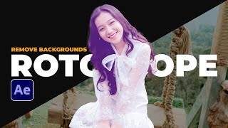 How to Rotoscope And Replace Video Backgrounds in After Effects  Tutorial [upl. by Gish94]