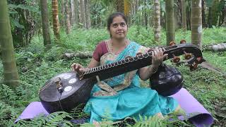 song bandanEne ranga in veena by Swathi [upl. by Cad]