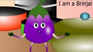 Brinjal  Vegetable Rhymes  English [upl. by Salakcin]