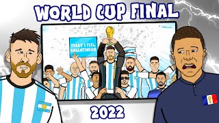 🏆WORLD CUP FINAL 2022🏆 Revisited Argentina vs France Messi Mbappe Goals Highlights [upl. by Adnahsal946]