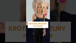 🎉🌸 Krótkie fryzury na wesele katarzynajarzebska fryzjermlawa hair fryzury krotkiewlosy slub [upl. by Leanahtan]