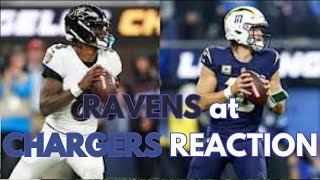 Ravens at Chargers NFL MNF Recap and Reaction  Week 13 Leans  SampS Pigskin Picks [upl. by Tayler]