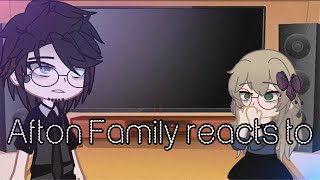 Afton Family Reacts to Themselves  Gacha Club  FNaF The Aftons [upl. by Castara]