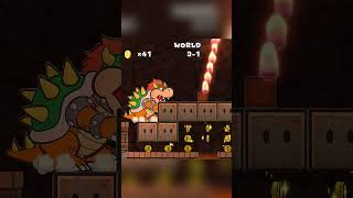 Super Bowser Bros Level 3  mario papermario shorts [upl. by Piderit238]