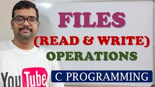 72  READ amp WRITE OPERATIONS ON FILES  C PROGRAMMING [upl. by Ahsienel262]