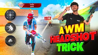 Top 5 Secret AWM Tips amp Tricks 🔥 To Become A Pro Like Pahadi  AWM Scope Trick  Handcam [upl. by Eleahcim]