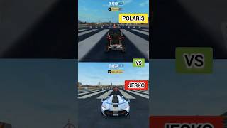 Polaris RZR vs Jesko Koenigsegg  Top Speed test  gaming youtube shorts [upl. by Pricilla]