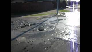 NZ Earthquake 60 MAG Shocking liquefaction secs after 13 JUNE 2011 [upl. by Eniamurt]