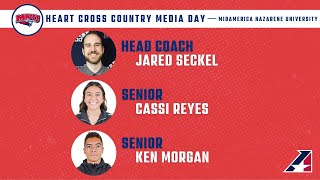 MidAmerica Nazarene University  2024 Heart Cross Country Media Day [upl. by Lerrehs]