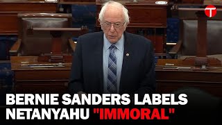 Bernie Sanders Speaks Out Urgent Concerns in Palestine and US Support for Netanyahu [upl. by Annaiuq975]