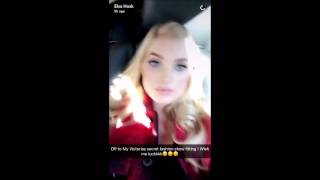 Elsa Hosk Snapchat Videos Nov 1st  Nov 9th [upl. by Linneman]