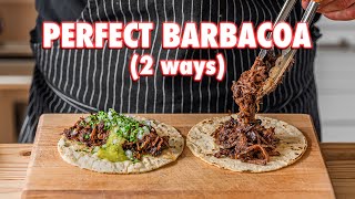 Perfect Homemade Barbacoa Tacos 2 Ways [upl. by Aizahs]