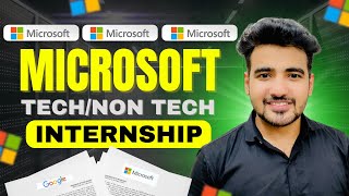 Microsoft Internships for Tech amp Non Tech College Students  EARN ₹50000Month Apply Now in 2024 [upl. by Valina895]