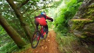 Worlds Best FPV Drone Shot extreme mountain biking [upl. by Leno513]