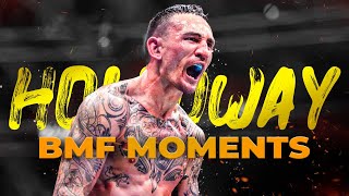 Top 5 Max Holloway BMF Moments  Max Holloway vs Ilia Topuria [upl. by Krystalle755]