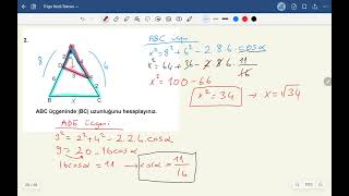 11 YAZILI TRİGONOMETRİ HAZIRLIK PART 2 [upl. by Ahsataj9]