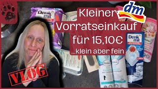 SPAREN günstiger dm Drogerie Vorratseinkauf 1510€ 🥳 VORRAT haul budgetplanung vlog minimalist [upl. by Aidualc]