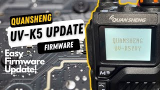 UPDATE your UVK5 Firmware  Ham Radio [upl. by Euqinay]