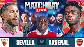 Sevilla 12 Arsenal  Match Day Live  Champions League [upl. by Quickman]