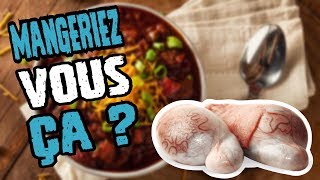 LES TESTICULES façon chili couille carne  9 ÉTRANGES DÉGUSTATIONS [upl. by Gelasius764]