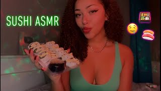 ASMR Sushi Mukbang  High Sensitivity Eating Sounds 🍣🍱 [upl. by Aruol]