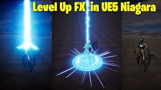 Level Up Beam FX UE5 Niagara ğŸ‘‰ Trailer [upl. by Kyte386]