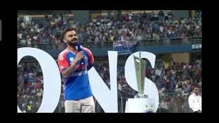 viratkholi 🔊🔊📢📢india owners speech 🎤🤗🤗shortvideo [upl. by Amabel342]