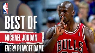 Best of Michael Jordan’s Playoff Games  The Jordan Vault [upl. by Bromleigh283]