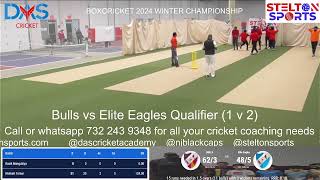 Stelton Sports Indoor Boxcricket 2024 league Bulls vs Elite Eagles Qualifier 1 v 2 [upl. by Hersch994]