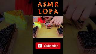 ASMR EATING CHOCOLATE CAKE MIO AMORE CAKE EATING SOUND NO TALKING MUKBANG [upl. by Hillinck]