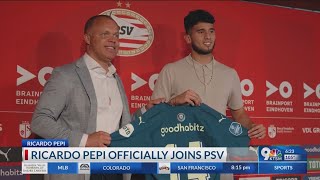 Ricardo Pepi officially joins PSV Eindhoven  KTSM 9 News at 6 [upl. by Brahear]