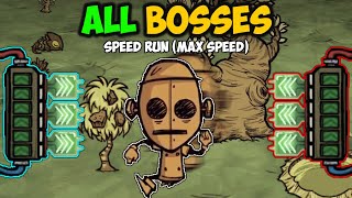 Defeating EVERY Boss as WX78 Speedrun [upl. by Nomelif]