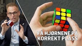 Slik løser du Rubiks kube – lær Rune Carlsens triks [upl. by Eimaral]