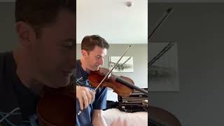 Violinist Noah BendixBalgley concertmaster of the Berlin Philharmonic Orchestra new fingering [upl. by Stronski]